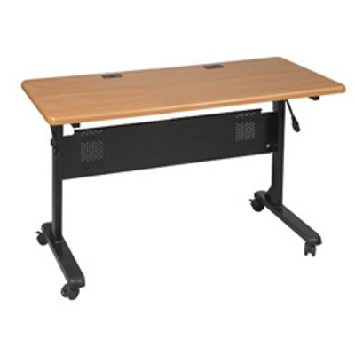 BALT Flipper Training Table Top, Rectangular, 60w x 24d, Teak