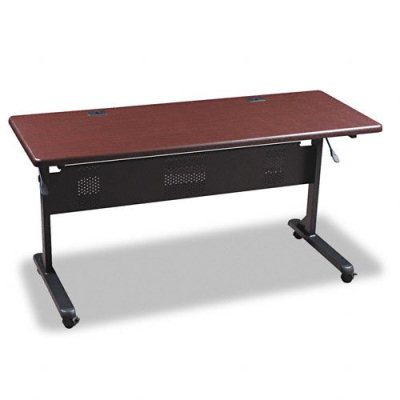 BALT Flipper Training Table Top, Rectangular, 60w x 24d, Mahogany